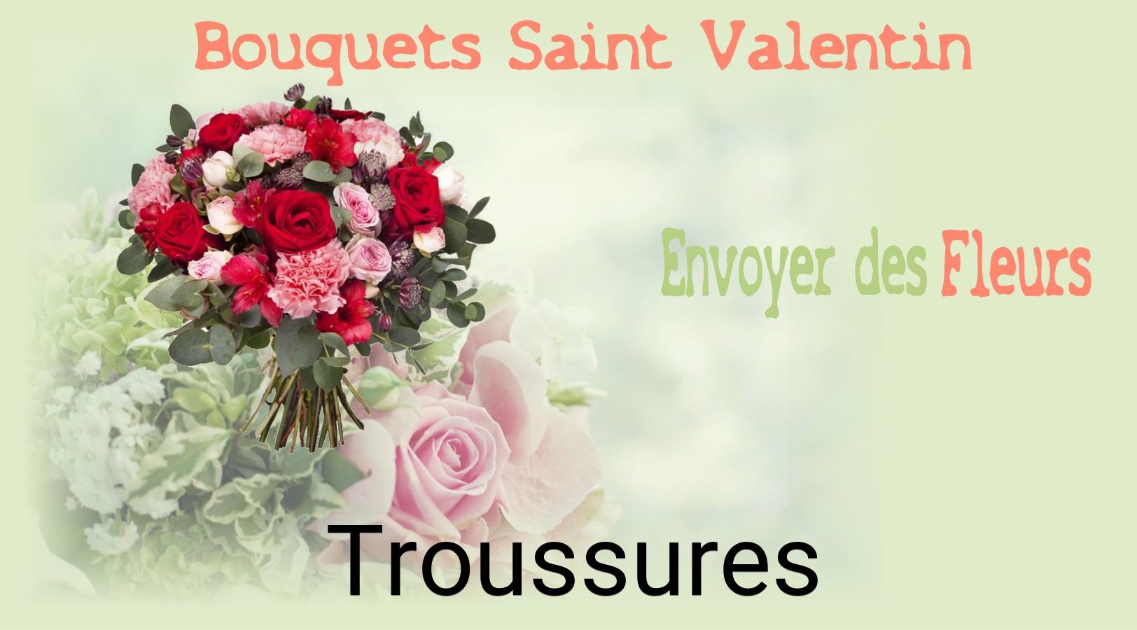Roses de Saint-Valentin livrées à Troussures